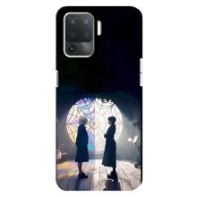 Чехлы Венсдей на OPPO Reno 5 Lite Уэнсдей (AlphaPrint) (Уэнздей и Инид)