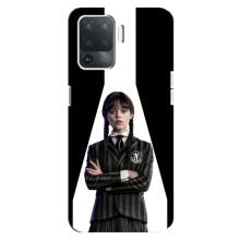 Чехлы Венсдей на OPPO Reno 5 Lite Уэнсдей (AlphaPrint) (W-Wednesday)