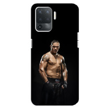 Чехол с картинкой Александр Усик для OPPO Reno 5 Lite – Усик на черном