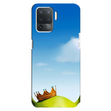 Чехол с мультфильмом Шрек на OPPO Reno 5 Lite – Голова Шрека