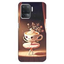 Чохол з мемом Тралалело тралала на OPPO Reno 5 Lite – Балерина капучина