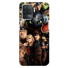 Чехол как приручить дракона на OPPO Reno 5 Lite (Персонажи дракона)