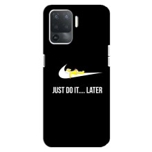 Чехол с логотипом Найк на OPPO Reno 5 Lite – Nike just do it
