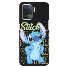 Чехол с принтом Стич на OPPO Reno 5 Lite