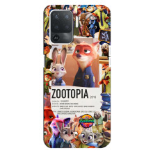 Чехол Зоотрополіс на OPPO Reno 5 Lite – Коллаж Зоо