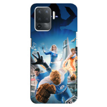 Чехол с принтом Фантастическая четверка для OPPO Reno 5 Lite – Герои Фантастической четверки