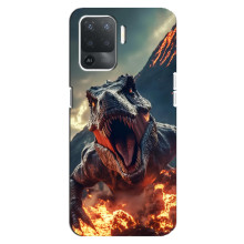 Чехол с картинкой «Хищники» для OPPO Reno 5 Lite – Динозавр