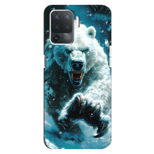 Чехол с картинкой «Хищники» для OPPO Reno 5 Lite – Медведь