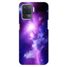 Космічні Чохли для OPPO Reno 5 Lite 
				 літерами та цифрами українською: ОППО Рено 5 Лайт (VPrint) (Галактика)