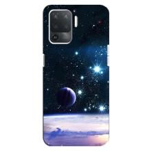 Космічні Чохли для OPPO Reno 5 Lite 
				 літерами та цифрами українською: ОППО Рено 5 Лайт (VPrint) (Космічний вид)