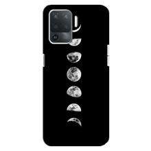 Космічні Чохли для OPPO Reno 5 Lite 
				 літерами та цифрами українською: ОППО Рено 5 Лайт (VPrint) (Планети)