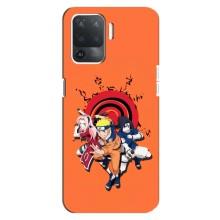 Naruto Anime Чохли для OPPO Reno 5 Lite 
				 літерами та цифрами українською: ОППО Рено 5 Лайт (AlphaPrint)