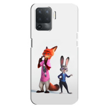 Силіконовий чохол з принтом Зоотрополіс для OPPO Reno 5 Lite – Джуді і Нік