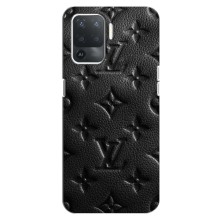 Текстурный Чехол Louis Vuitton для Оппо Рено 5 Лайт – Черный ЛВ