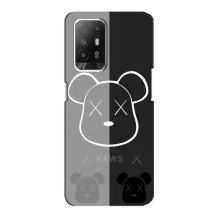 Чехлы для Oppo Reno 5z - Bearbrick Louis Vuitton (PREMIUMPrint) (БеарБрик глаза)