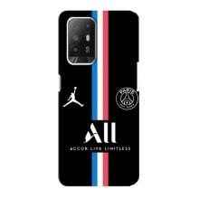 Чохли PSG для Oppo Reno 5z (AlphaPrint) (футболка ПСЖ)