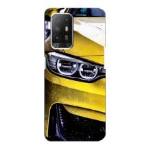 Чохли з Машинами на OPPO Рeнo 5з (VPrint) (Жовта машина)