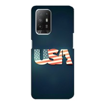 Чехол Флаг USA для Oppo Reno 5z (USA)