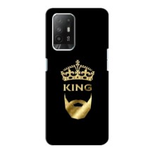 Чехол (Корона на чёрном фоне) для Оппо Рено 5з – KING