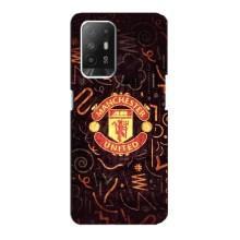 Чохол Манчестер Юнайтед для OPPO Рeнo 5з (AlphaPrint) (емблема МЮ)