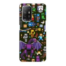 Чохол Майнкрафт на Oppo Reno 5z (AlphaPrint) Minecraft (Колаж Майнкрафт)