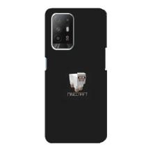 Чохол Майнкрафт на Oppo Reno 5z (AlphaPrint) Minecraft (Овечка Майнкрафт)
