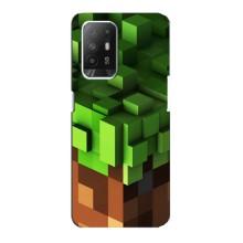 Чохол Майнкрафт на Oppo Reno 5z (AlphaPrint) Minecraft (текстура Майнкрафт)