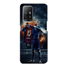 Чехол Месси футболист для Oppo Reno 5z – Месси с футболкой