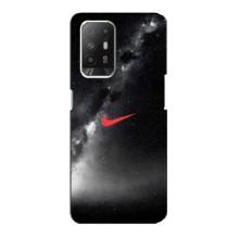 Чохол для Oppo Reno 5z - з принтом Найк (AlphaPrint) (Найк червоний)