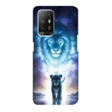 Чохол з картинкою ЛЕВ для Oppo Reno 5z (VPrint) (Маленький лев)
