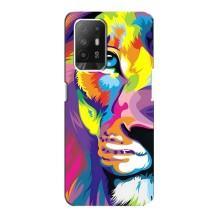 Чохол з картинкою ЛЕВ для Oppo Reno 5z (VPrint) (Яскравий Лев)