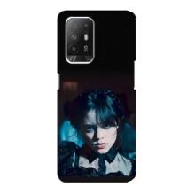 Чехлы Венсдей на Oppo Reno 5z Уэнсдей (AlphaPrint) (взгляд Уэнздей)