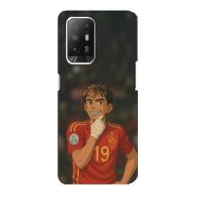 Чехол с футболистом Ламин Ямаль Oppo Reno 5z (Ямаль аниме)