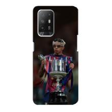 Чехол с футболистом Ламин Ямаль Oppo Reno 5z (Ямал с кубком)
