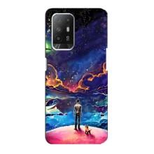 Космічні Чохли для OPPO Рeнo 5з (VPrint) (Вид Галактики)