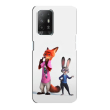 Силиконовый чехол с принтом Зоотрополіс для Oppo Reno 5z – Джуди и Ник