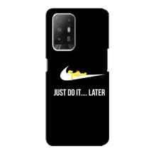 Силиконовый Чехол на Oppo Reno 5z с картинкой Nike – Later