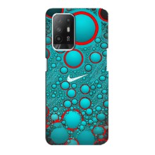 Силиконовый Чехол на Oppo Reno 5z с картинкой Nike – Найк зеленый