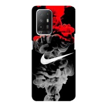 Силиконовый Чехол на Oppo Reno 5z с картинкой Nike – Nike дым