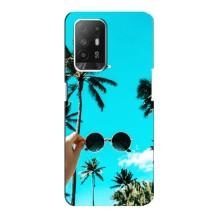 Силіконовий чохол з КАРТИНКАМИ літо для Oppo Reno 5z (AlphaPrint) (Погляд літо)
