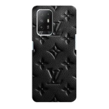 Текстурный Чехол Louis Vuitton для Оппо Рено 5з – Черный ЛВ