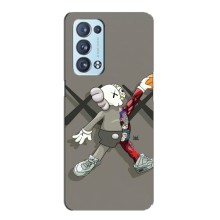 Чохли для Oppo Reno6 Pro Plus 5G - Bearbrick Louis Vuitton (PREMIUMPrint) (Беарбрік Джордан)