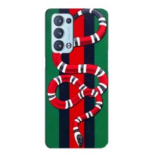 Чохли  GUCCI для OPPO Reno6 Pro Plus 5G . українською . (AlphaPrint) (Gucci змія)