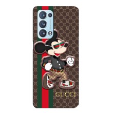 Чохли  GUCCI для OPPO Reno6 Pro Plus 5G . українською . (AlphaPrint) (Маус Гуччі)