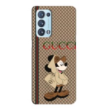 Чохли  GUCCI для OPPO Reno6 Pro Plus 5G . українською . (AlphaPrint) (Mickey GUCCI)