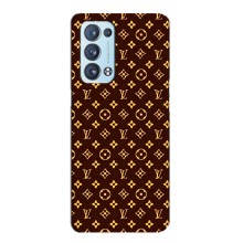 Чохли Луі Вітон для Oppo Reno6 Pro Plus 5G (AlphaPrint - LOUIS VUITTON) (лого LOUIS VUITTON)