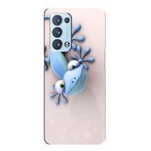 Чохли з зображенням різних тварин на Oppo Reno6 Pro Plus 5G (Геккон)
