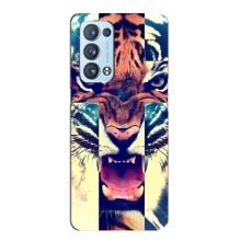 Чохли з зображенням різних тварин на Oppo Reno6 Pro Plus 5G (Яскравий Тигр)