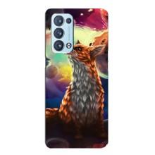 Чохли з картинкою Лисичка для Oppo Reno6 Pro Plus 5G (VPrint) (Лисичка в космосі)