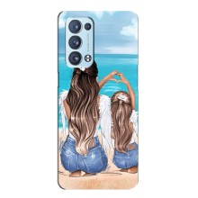 Чохол з друком для Oppo Reno6 Pro Plus 5G - (Мама з дитинкою) (AlphaPrint) (Мама з донькою)
